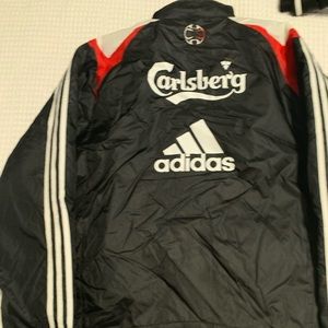 Liverpool dugout jacket retro Adidas